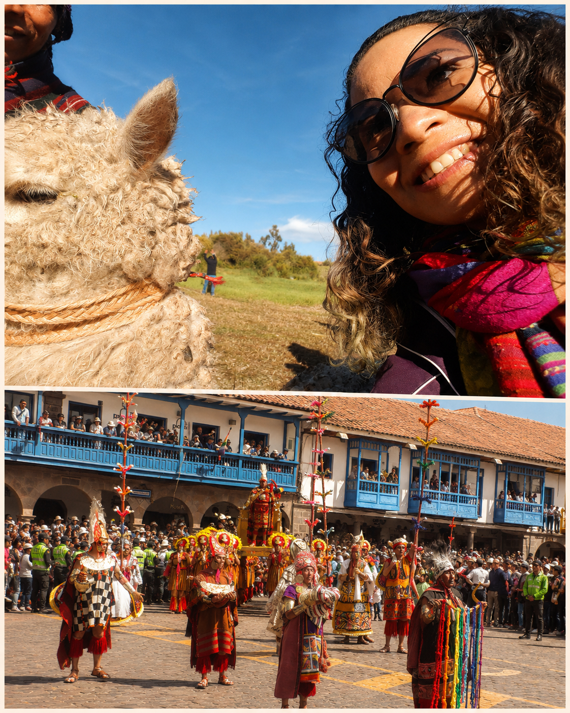 Vivian no Peru, com paisagens e celebrações em Cusco